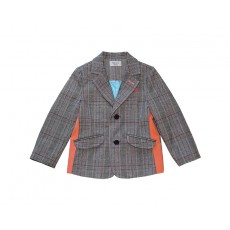 ORANGE CHECK JACKET (ORANGE)