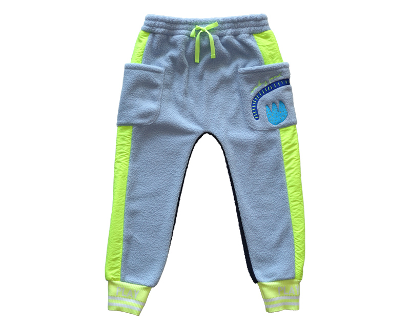 RAINBOW FLEECE PANTS (BLUE) - 30% 할인